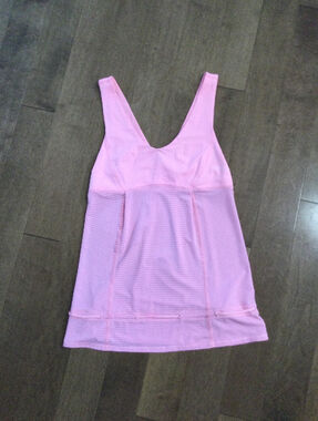 Pink lululemon tank top